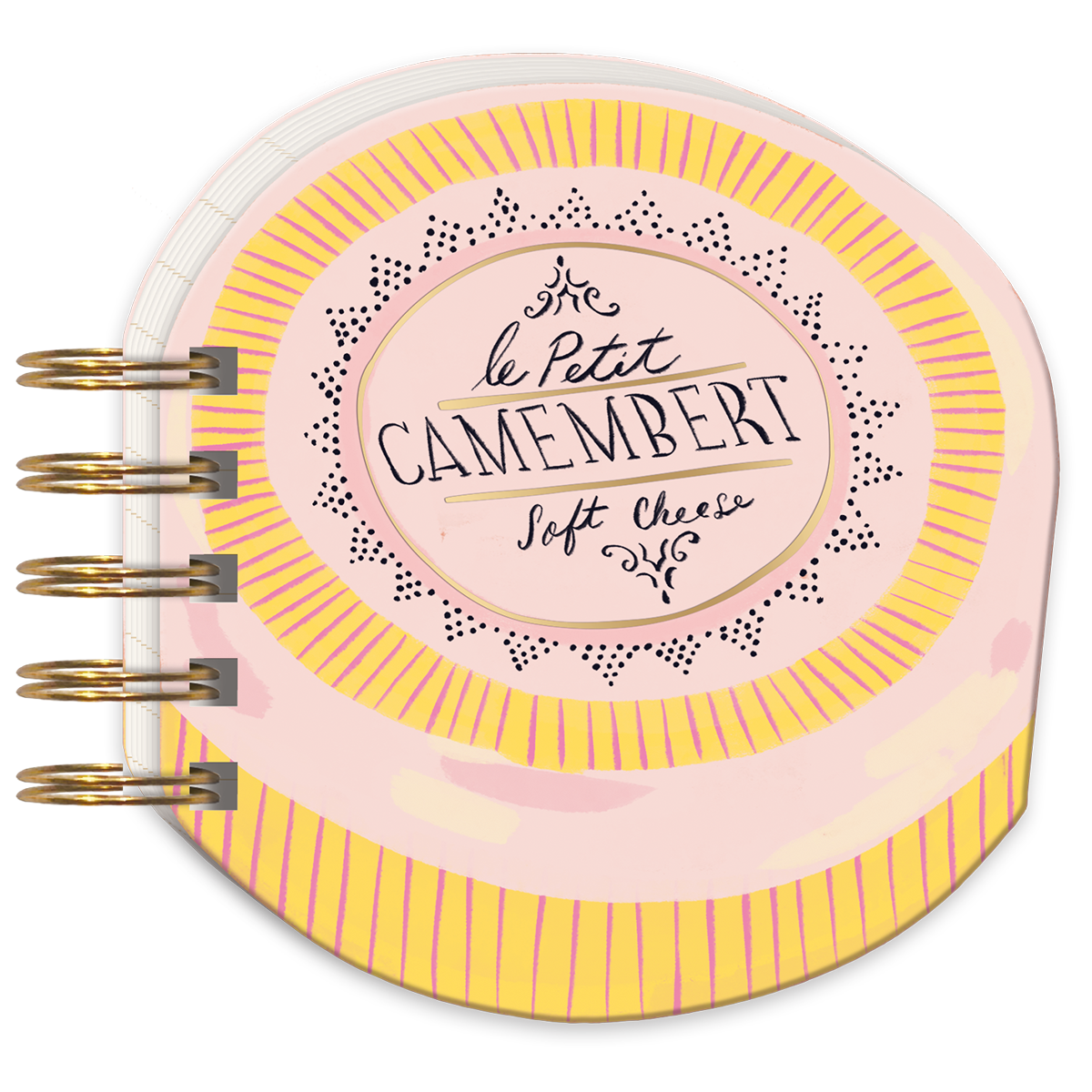 Camembert Spiral Notepad