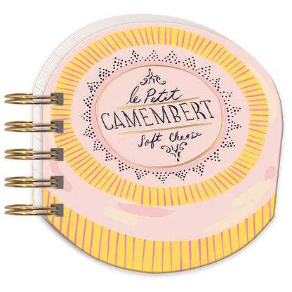 Camembert Spiral Notepad