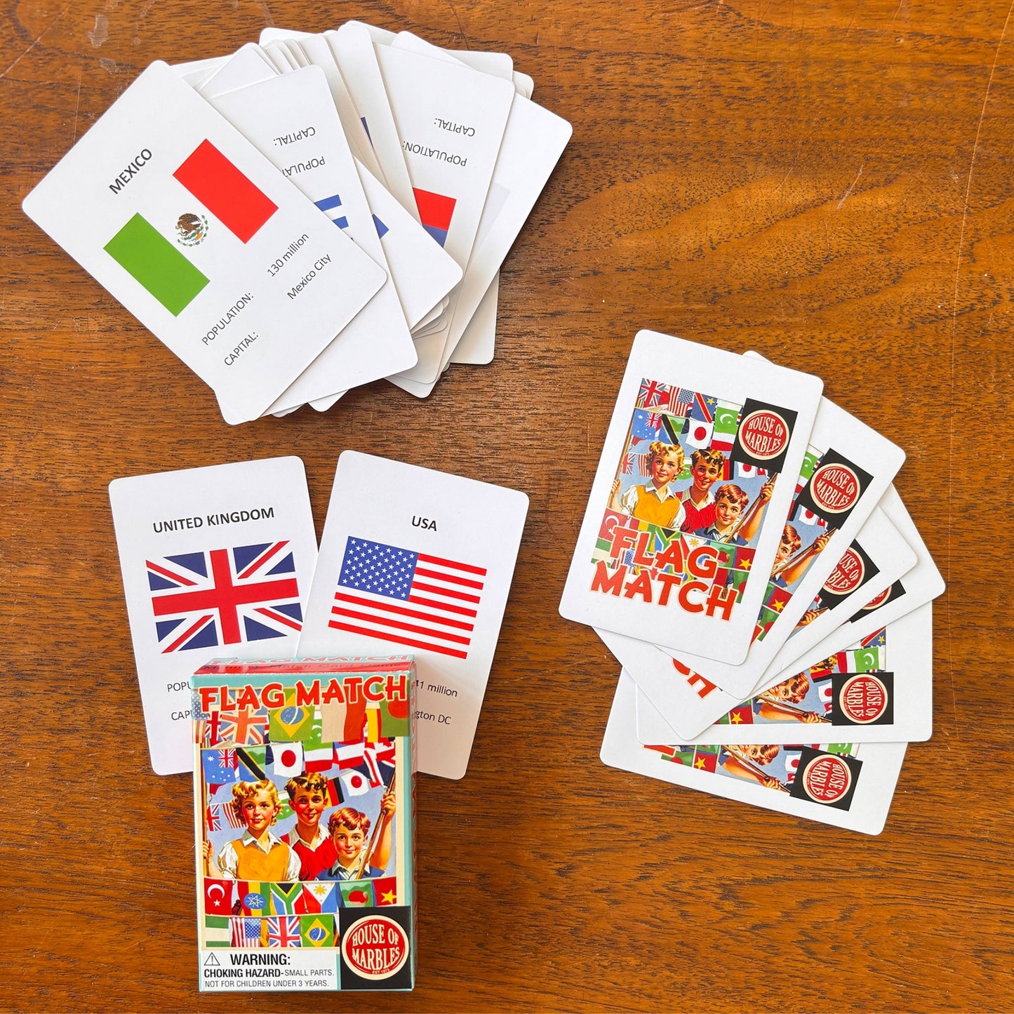 Flag Match Cards