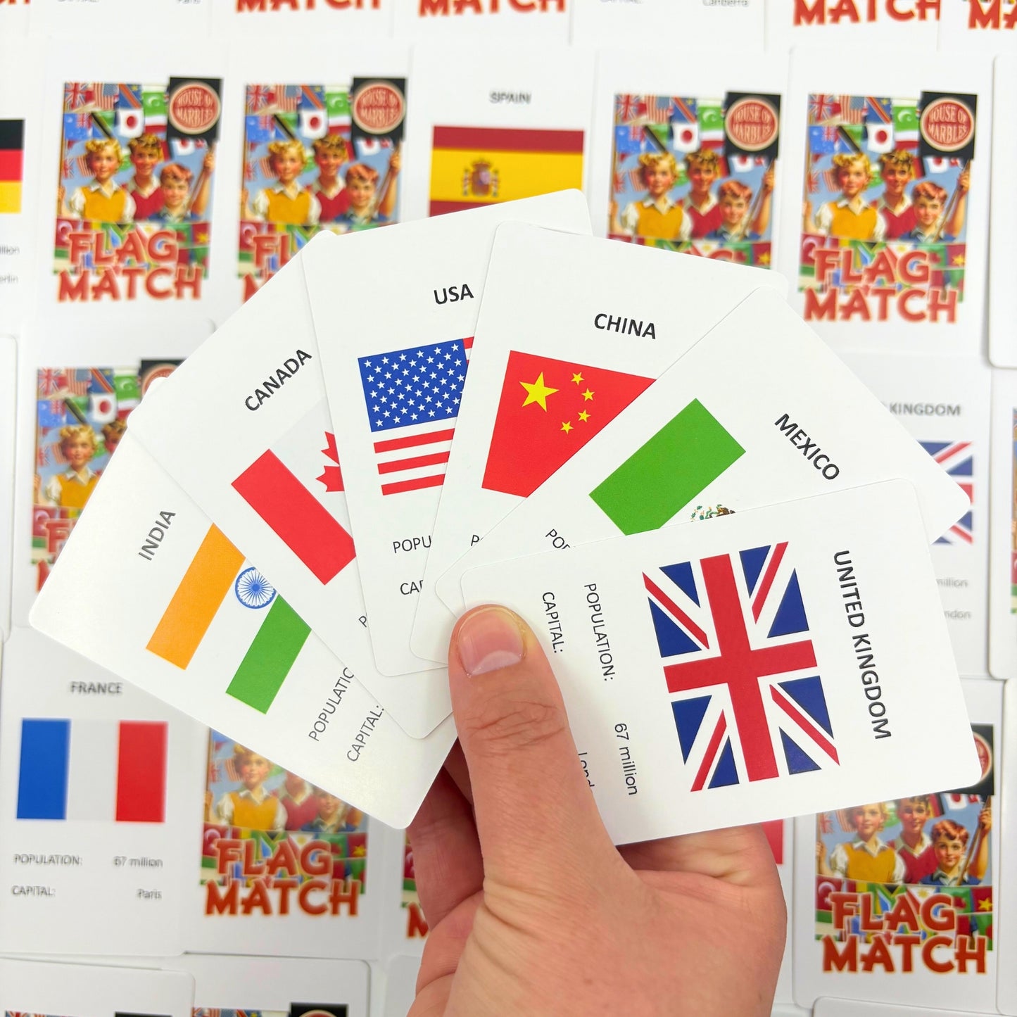 Flag Match Cards