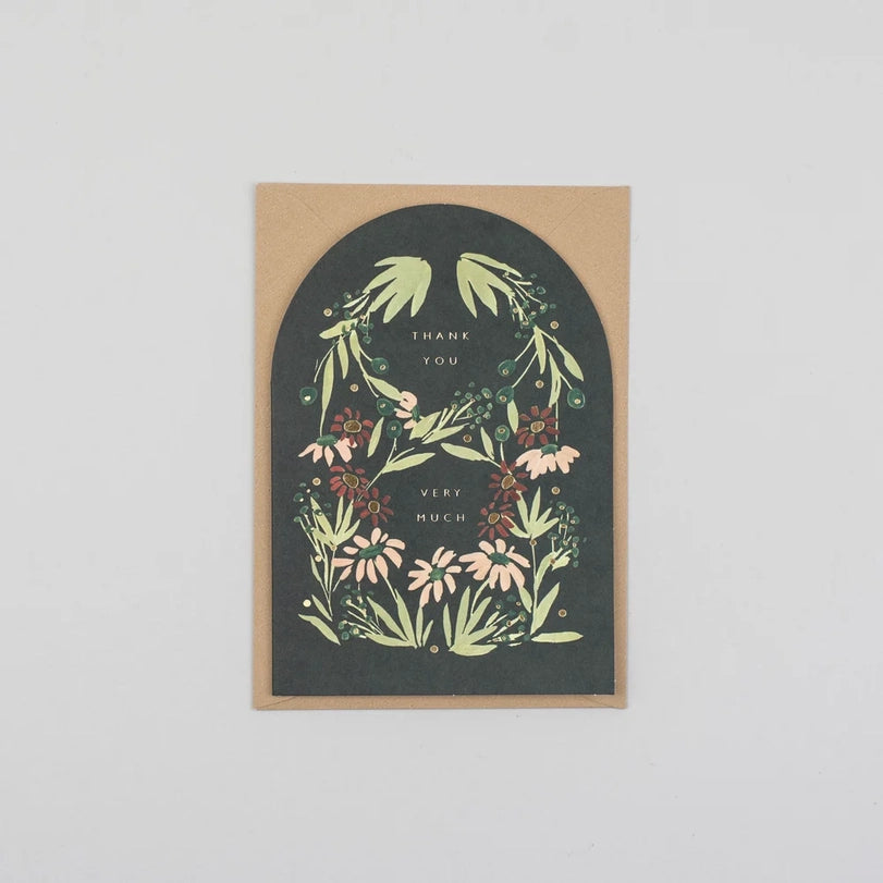 Thank You Very Much Shaped Card