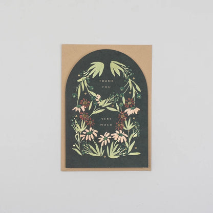 Thank You Very Much Shaped Card