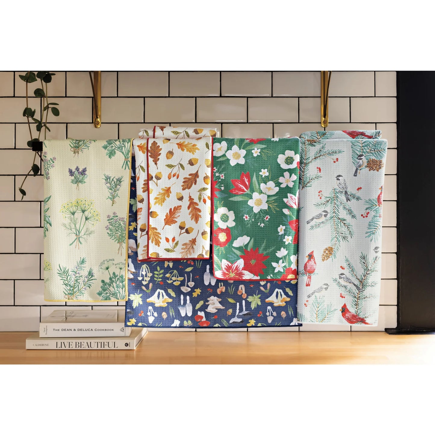 Field Mushrooms Recycled Microfibre Dishtowel