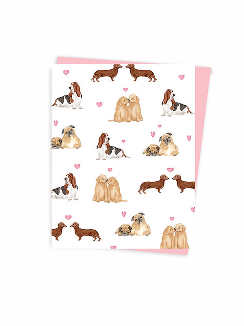 Dog Pattern Card