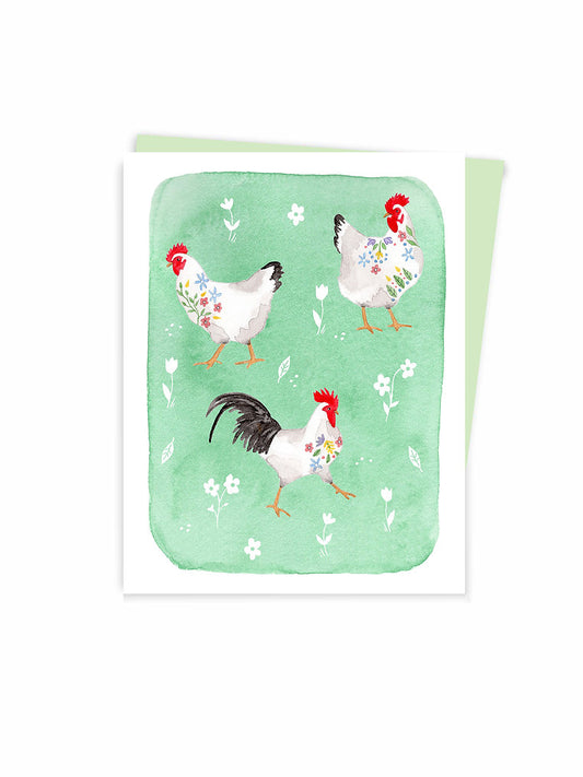 Chickens Card