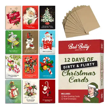 Mini 12 Days of Dirty & Flirty Christmas Boxed Cards