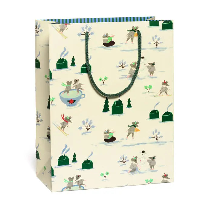 Ice Skating Village Large Gift Bag