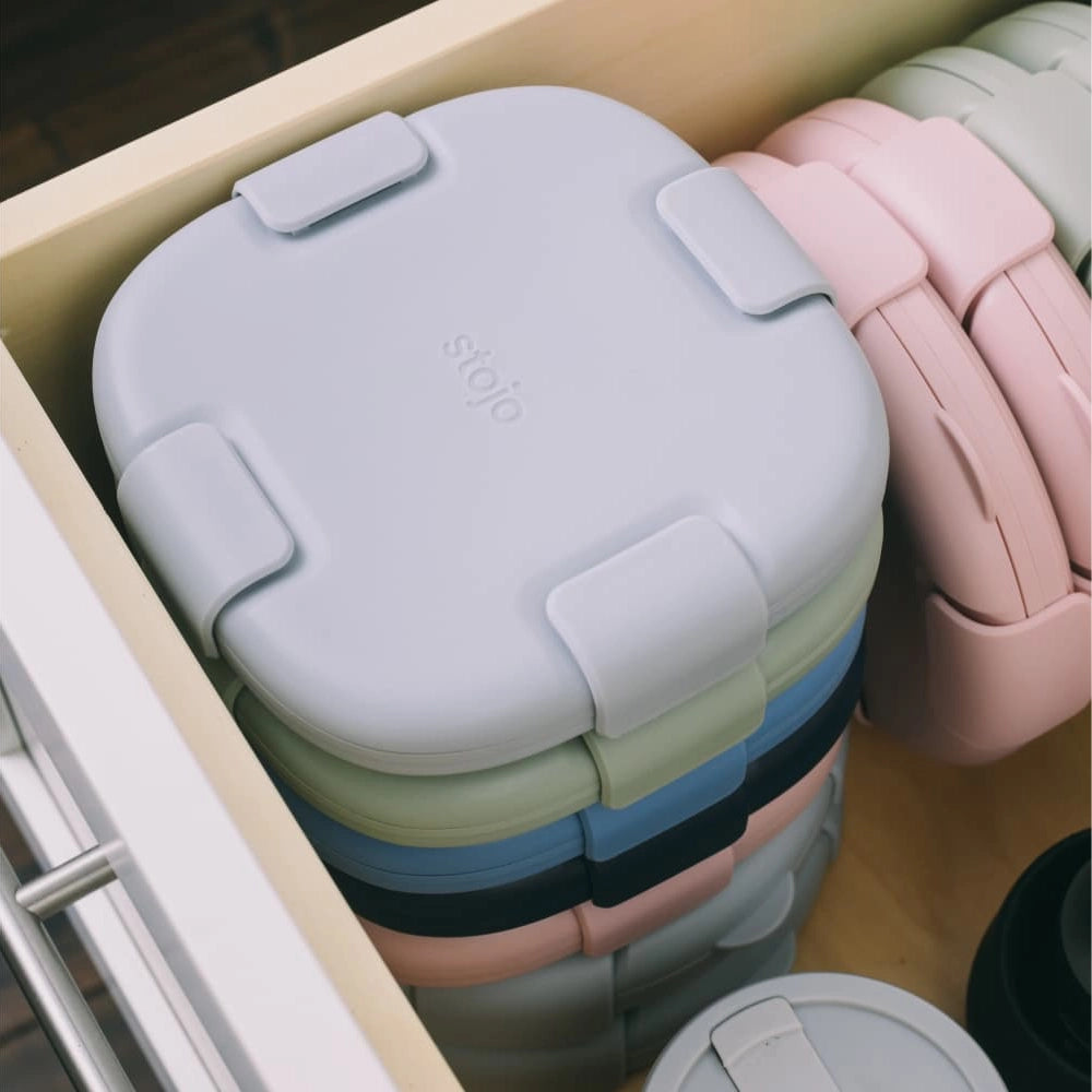 24 oz Collapsible Food Storage Box - Collapsed Packaging