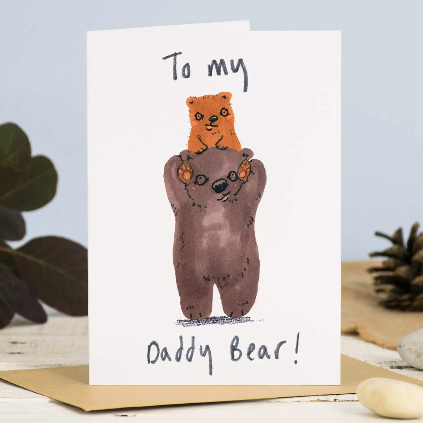 To My Daddy Bear Card