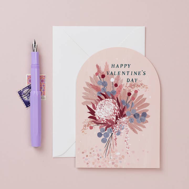 Floral Valentine's Card