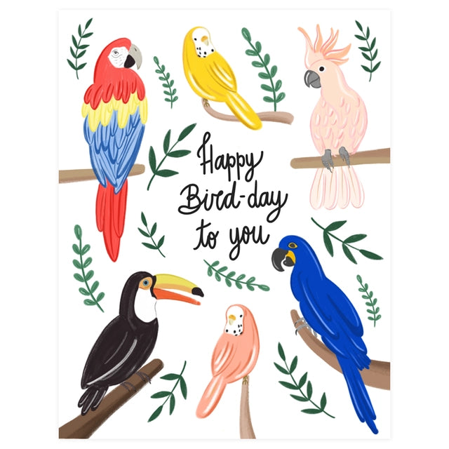 Birds Bird-Day Card