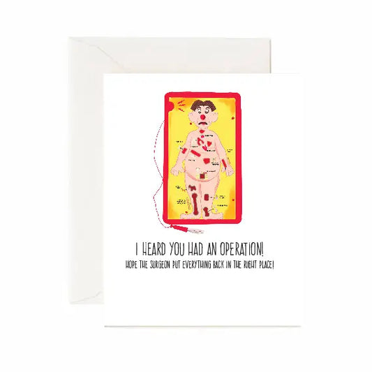 I Heard You Had An Operation! Greeting Card