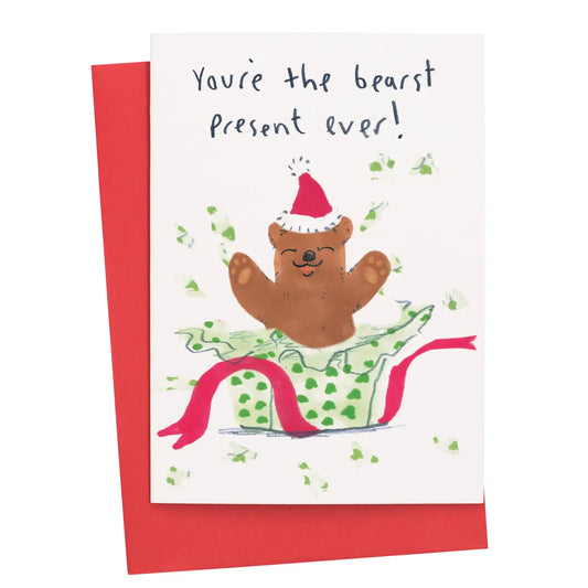 Bearst Present Ever Christmas Card