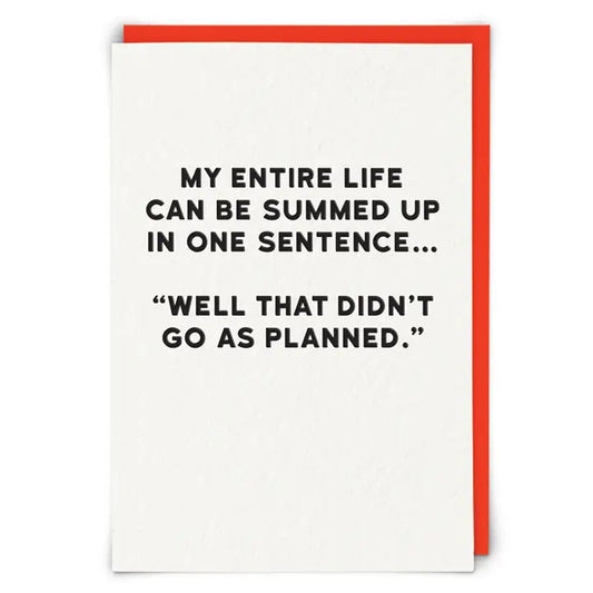 Planned Greeting Card