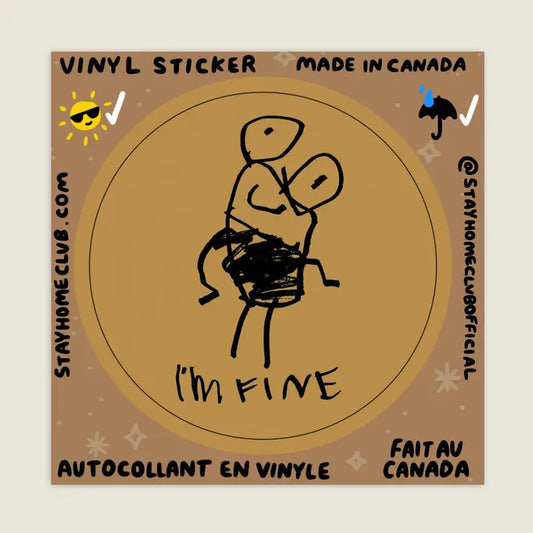 S24 I'm Fine Vinyl Sticker