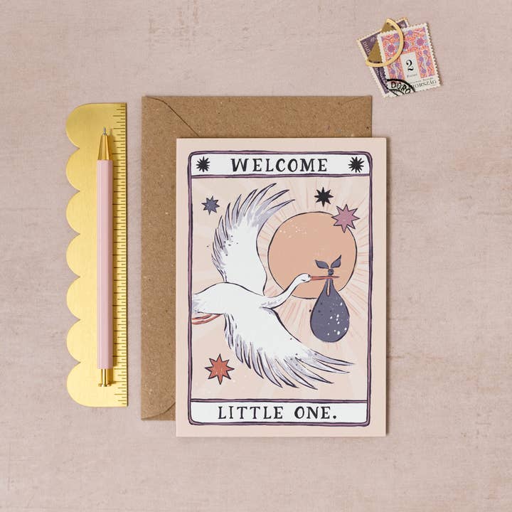 Stork New Baby Card