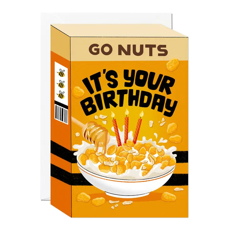 Go Nuts Honey Birthday Card