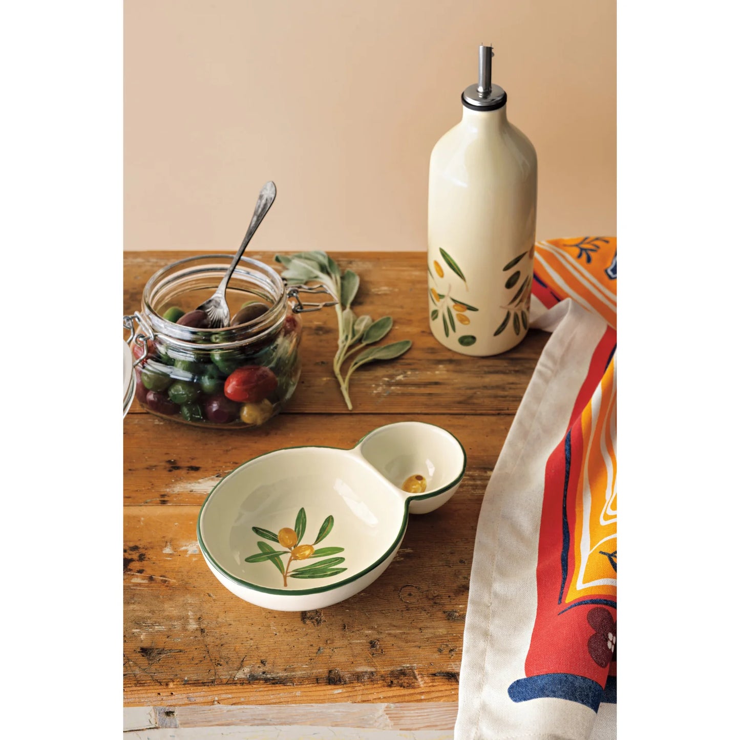Olive Dish Divided