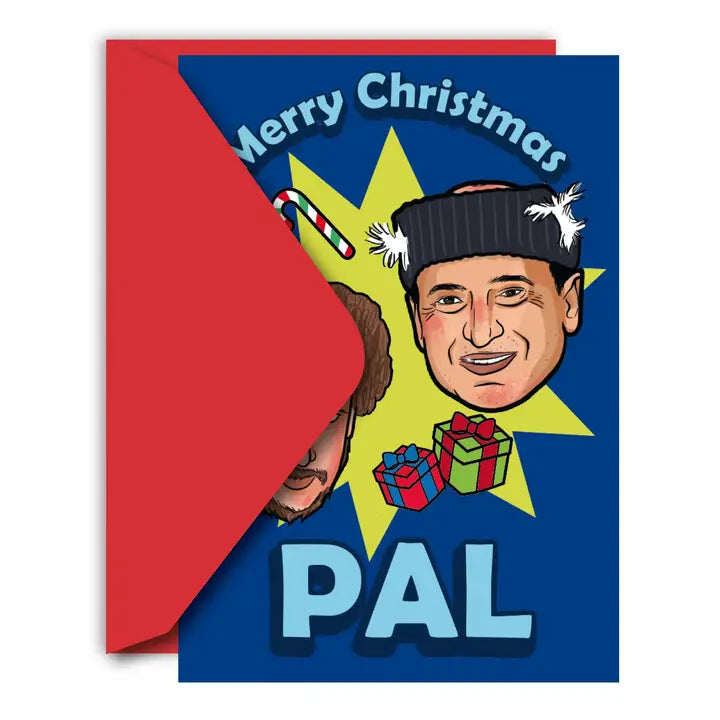 Merry Christmas Pal Home Alone Bandits Greeting Card