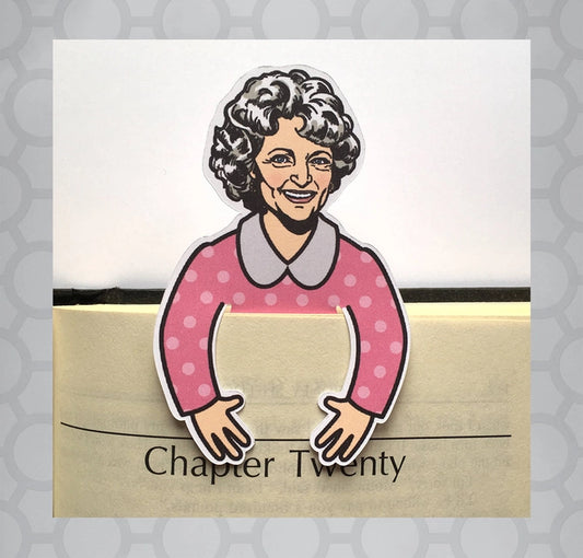 Golden Girls Rose Die Cut Bookmark