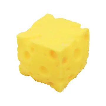 Cheese Cube Fluffy Slime Squishy Toy