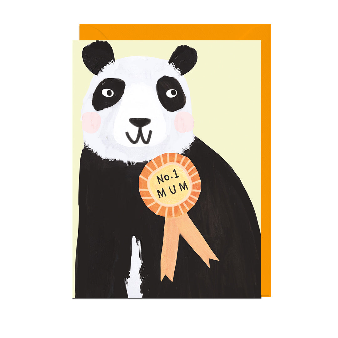 No 1 Mum Panda Card