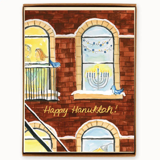 Hanukkah Window Boxed Cards