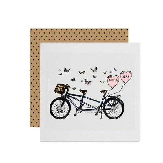 Mr & Mrs Tandem Card