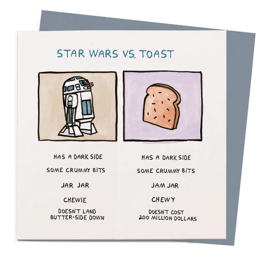 Star Wars Vs. Toast Card