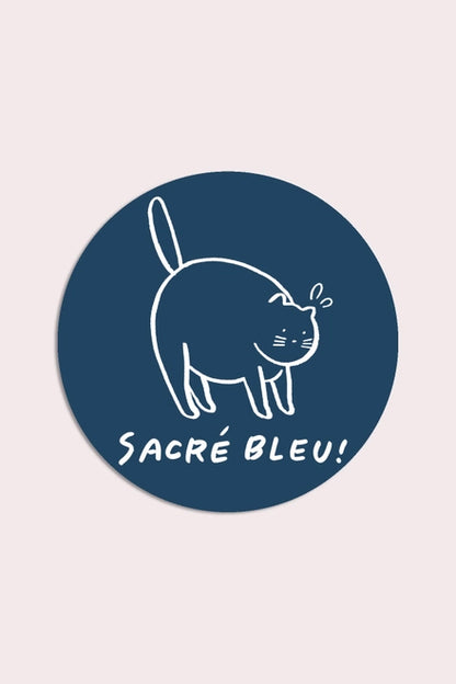 S91 Sacré Bleu Vinyl Sticker