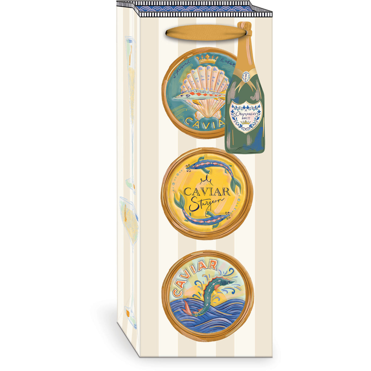 Sip & Savor Caviar Wine Bag