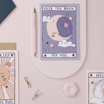 Over the Moon Card