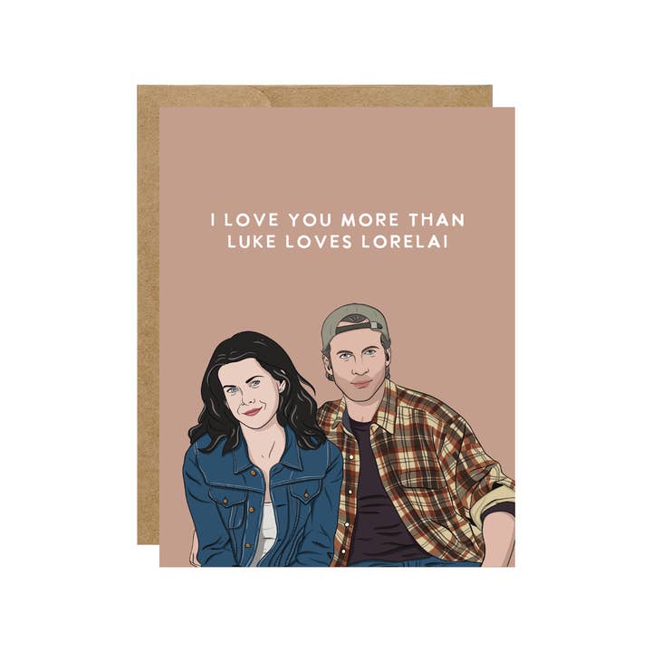 Luke Loves Lorelai Pop Culture Card