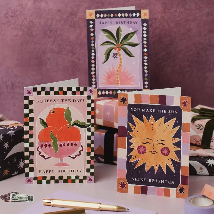 Squeeze The Day Oranges Card