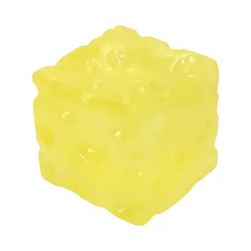 Cheese Cube Translucent Squishy Toy