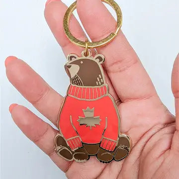 Grizzly Bear Keychain