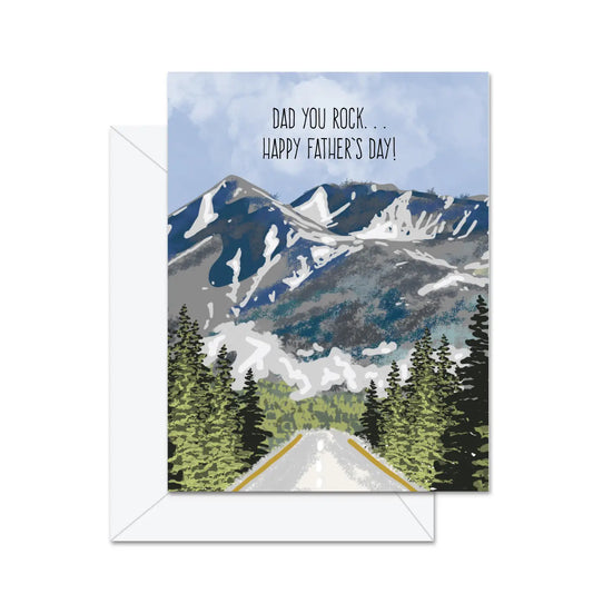 Dad You Rock . . . Happy Father's Day! Greeting Card