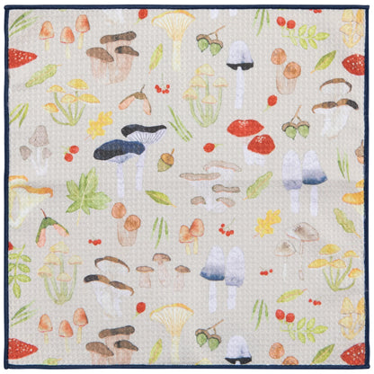 Field Mushrooms Recycled Microfibre Dishcloth Set of 2