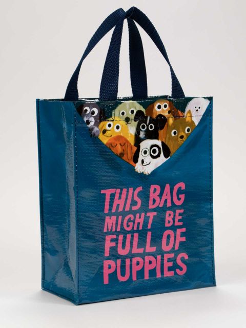 Handy Tote Bag Full Of Puppies