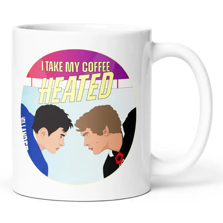I Take My Coffee Heated Mug - Heated Rivalry Inspired Mug