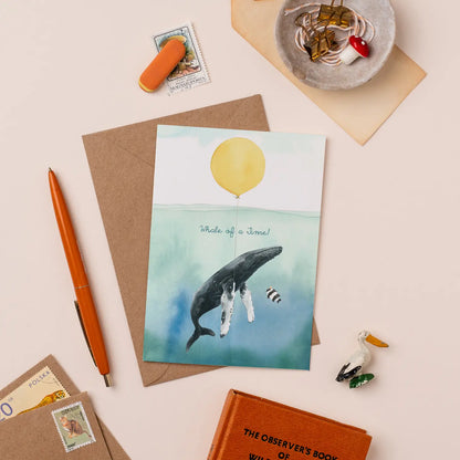 Whale of a Time Card