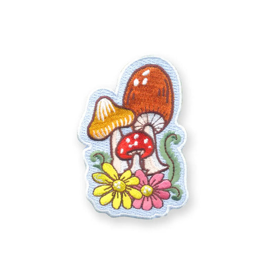 #25 Mushrooms Embroidered Patch