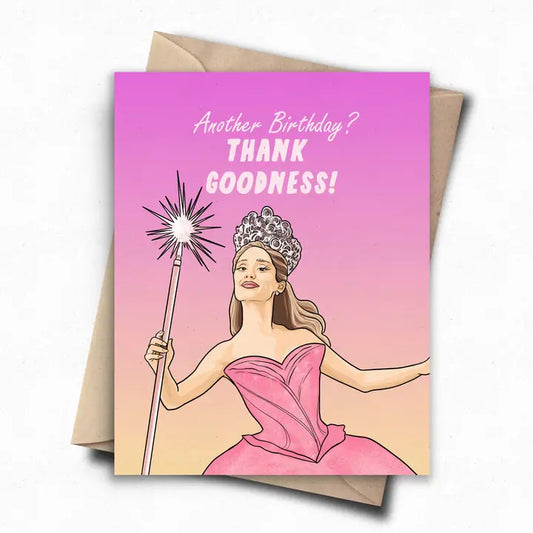 Thank Goodness Pop Culture Movie Birthday Card
