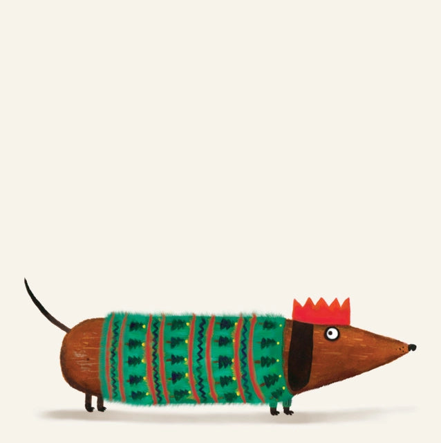 Sausage Dog Christmas Jumper Card