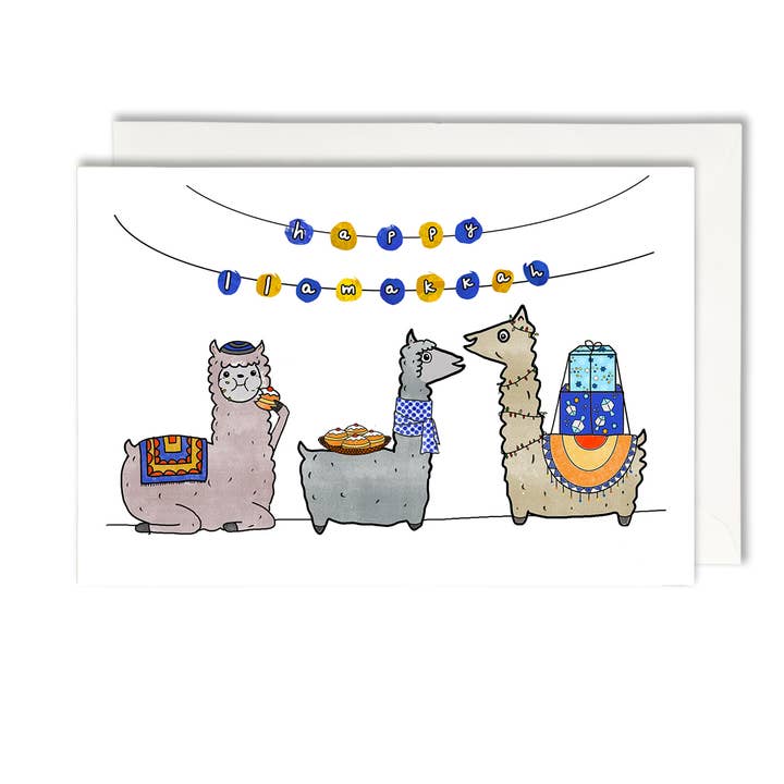 Happy Llamakkah! Card