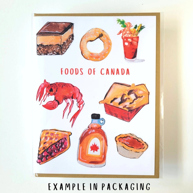 Foods of Canada Card