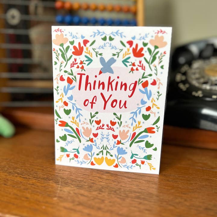 Thinking of You Floral Card