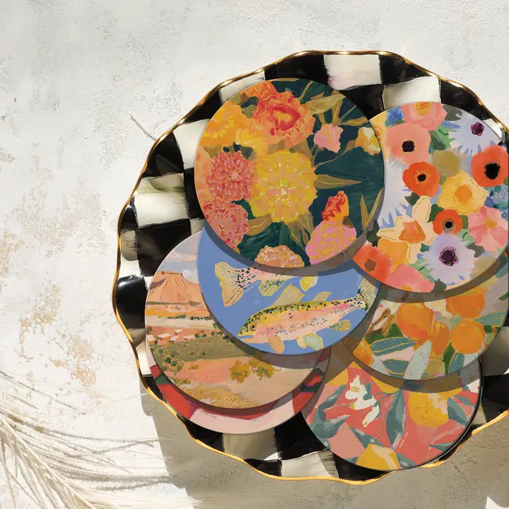 Marigolds Seedlings Coaster