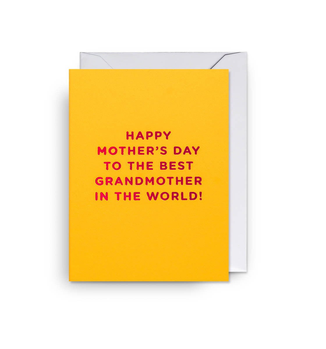 Mini Happy Mothers Day To The Best Grandmother In The World Card