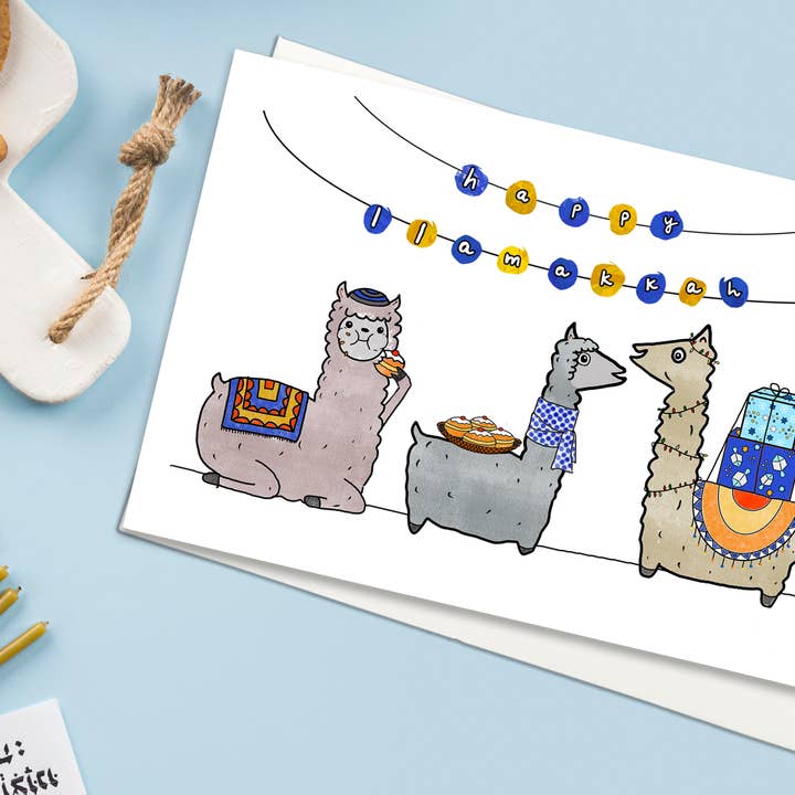 Happy Llamakkah! Card